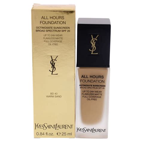 yves saint laurent bd40|All Hours Foundation – Matte Liquid Foundation – YSL Beauty.